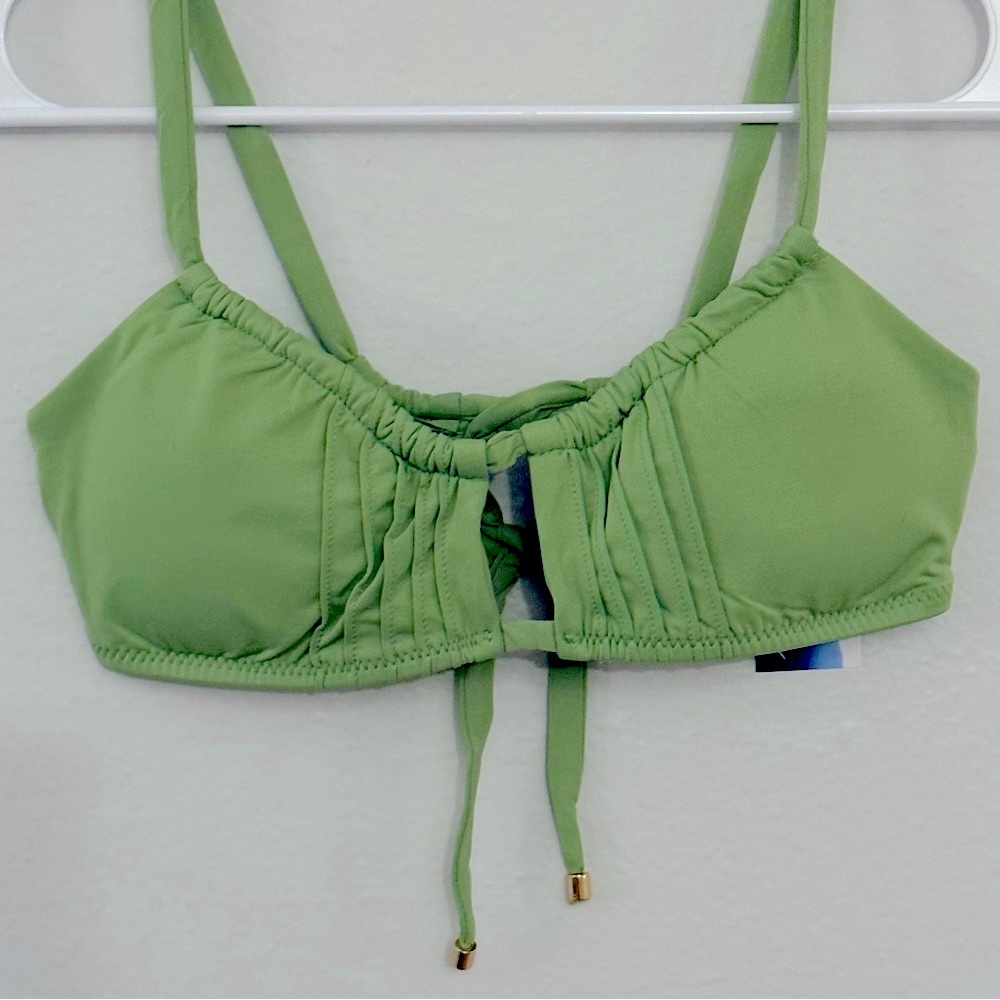 Kiwi Green Swimsuit Top